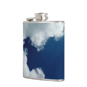Een kromming in de wolken heupfles (Links)
