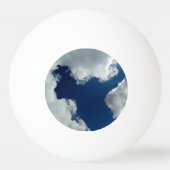 Een kromming in de wolken pingpongbal (Achterkant)