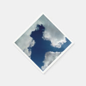 Een kromming in de wolken servet (Hoek)