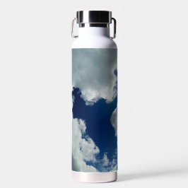 Een kromming in de wolken waterfles