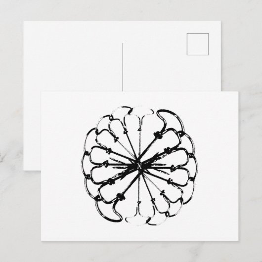 Een kroon van nagels briefkaart (Voorkant / Achterkant)