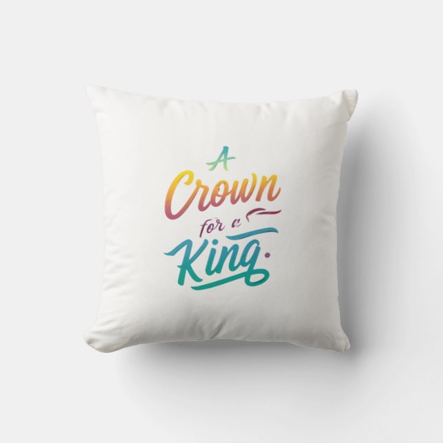 Een kroon voor een koning kussen (Voorkant)