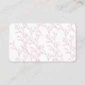 "Een kroon voor prinses" Pastel Shade Luier Raffle Informatiekaartje (Achterkant)