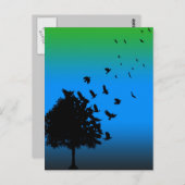 Een kroonboom briefkaart (Voorkant / Achterkant)