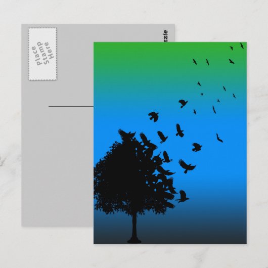 Een kroonboom briefkaart (Voorkant / Achterkant)