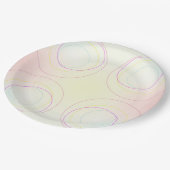 Een krop van cirkels. papieren bordje (Gekanteld)