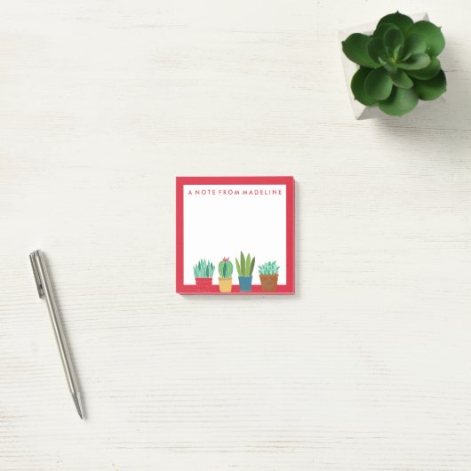 Een kruid van Cactus Post-it® Notes (Kantoor)
