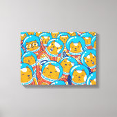 Een kruid van de catstronauts komt uit beeld canvas afdruk (Voorkant)