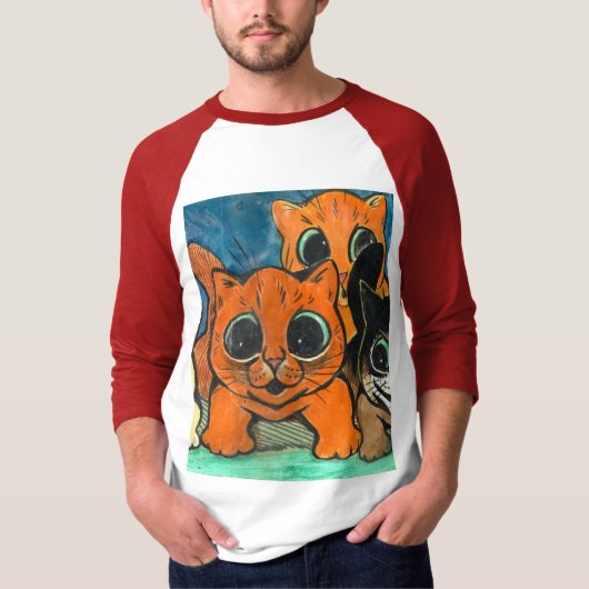 Een kruid van katten door Louis Wain T-shirt (Voorkant)