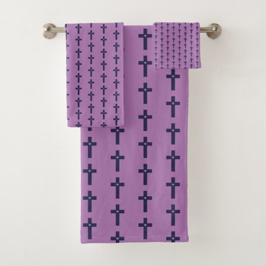 Een Kruis Met Hart Heilige Liefde Kunst Bad Handdoek (Insitu)