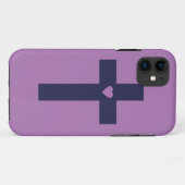 Een Kruis Met Hart Heilige Liefde Kunst Case-Mate iPhone Case (Achterkant (horizontaal))