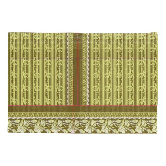 Een kruissteek patroon van een vaas met bloemen kussensloop (Achterkant)