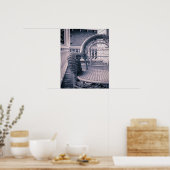 Een kruitstoel op een zuidelijk portaal poster (Keuken)