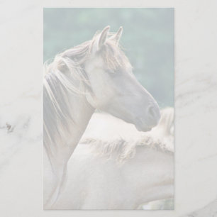 Een kudde Brumby Horses uit Australië Briefpapier