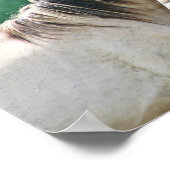 Een kudde Brumby Horses uit Australië Poster (Hoek)