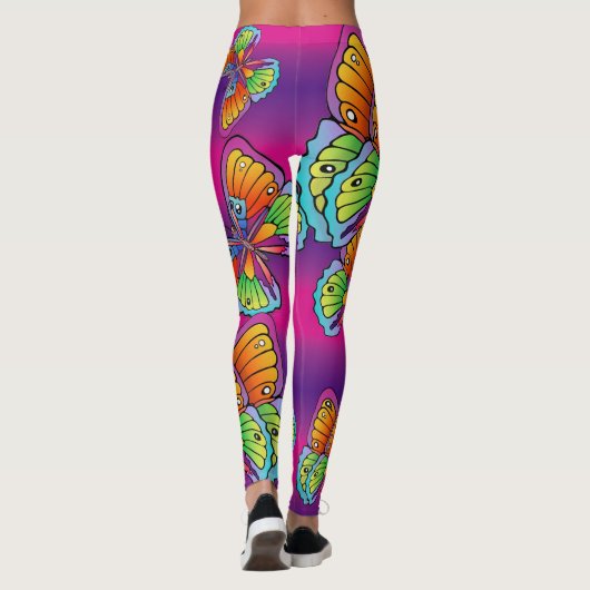 Een kudde Butterflies Leggings (Achterkant)