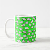 Een kudde schapen in een veld koffiemok (Links)