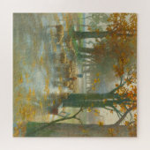 Een kudde schapen met schaap op een regenachtige d legpuzzel (Horizontaal)