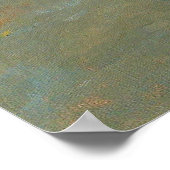 Een kudde schapen met schaap op een regenachtige d poster (Hoek)