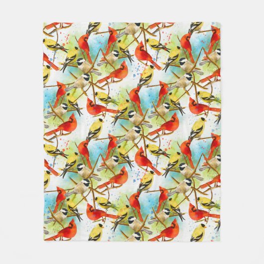 Een kudde veren fleece deken (Voorkant)