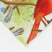 Een kudde veren fleece deken (Hoek)