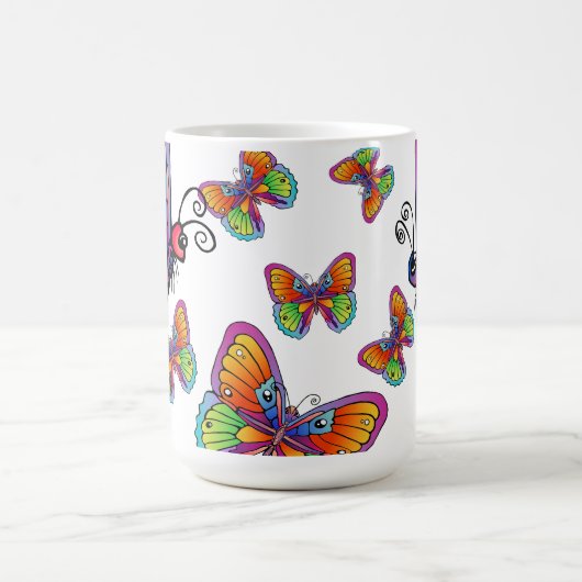 Een kudde vlinders Mok (Center)