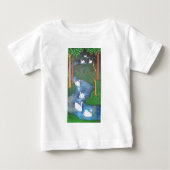 Een kudde Zeven Zwans-A-Zwemmen (Voorkant)