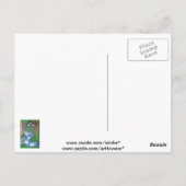 Een kudde Zeven Zwans-A-Zwemmen Briefkaart (Achterkant)