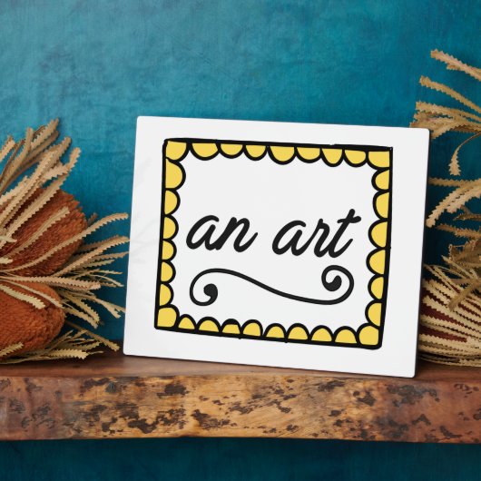 Een kunst fotoplaat (Zijkant)