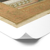 Een kunstenaar die het interieur van een tuinschil poster (Hoek)