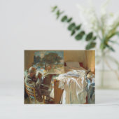 Een kunstenaar in zijn Studio door John Singer Sar Briefkaart (Staand voorkant)