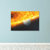 Een kunstenaarsimpressie 3 canvas afdruk (Insitu (Houten vloer))