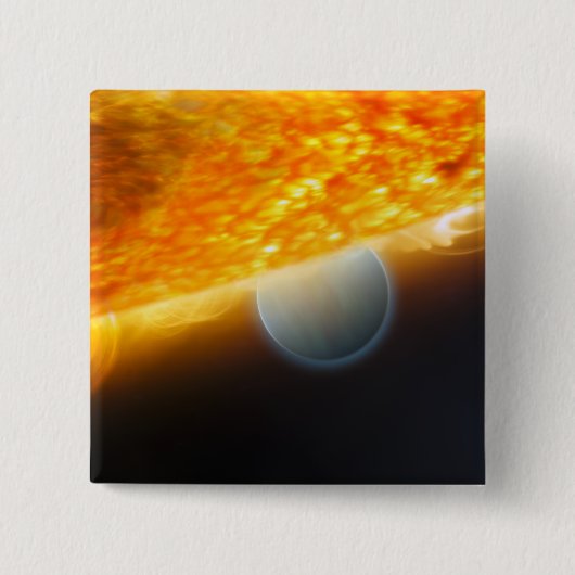 Een kunstenaarsimpressie 3 vierkante button 5,1 cm (Voorkant)