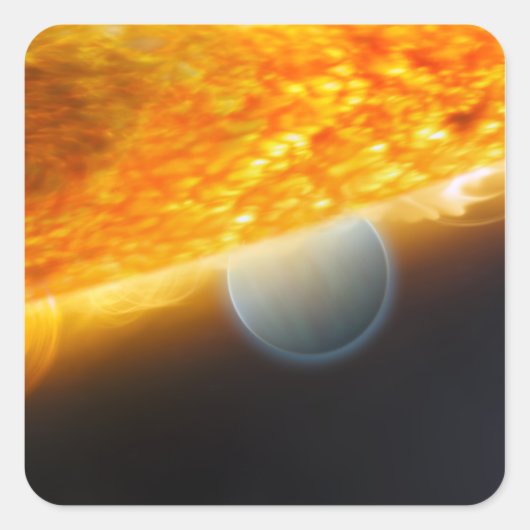 Een kunstenaarsimpressie 3 vierkante sticker (Voorkant)