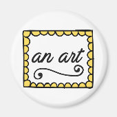 Een kunstmagneet magneet (Voorkant)