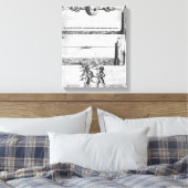 Een kunstmatige cloud maken canvas afdruk (Insitu (Slaapkamer))