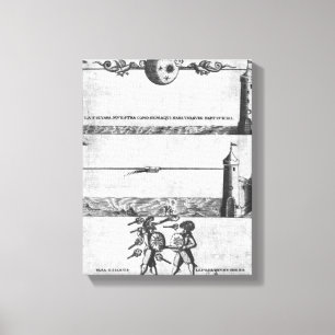 Een kunstmatige cloud maken canvas afdruk
