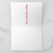 "Een kus in veren" Fijne Valentijnsdag Kaart (Binnen)