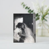 Een kus op de dag briefkaart (Staand voorkant)