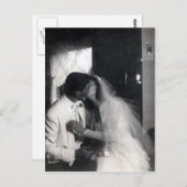 Een kus op de dag briefkaart (Voorkant / Achterkant)