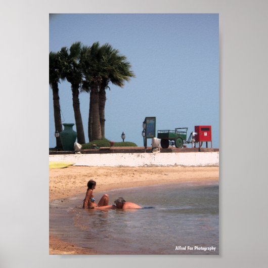 Een kus op de knie poster (Voorkant)
