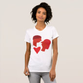 Een kus t-shirt (Voorkant volledig)