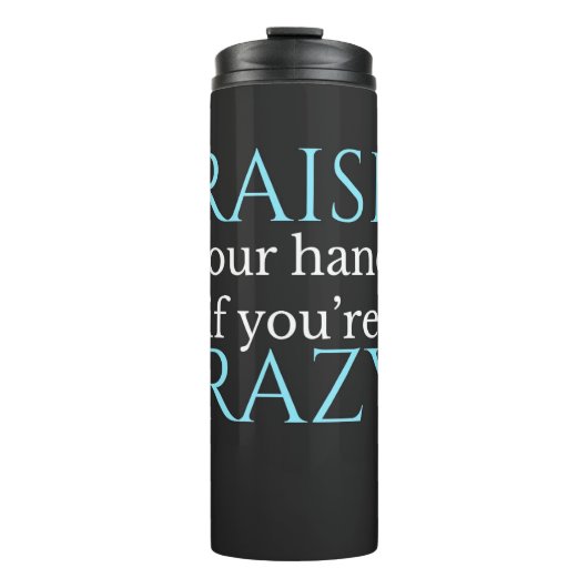 Een kus van waanzin Tumbler Thermosbeker (Voorkant)