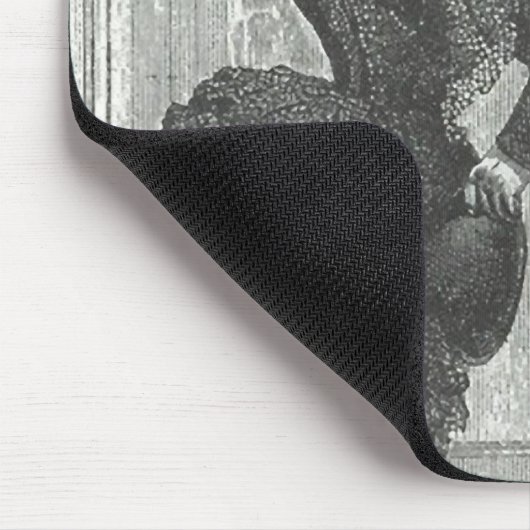 Een Kus, Victoriaans/Gothic Winged Vampire Muismat (Hoek)