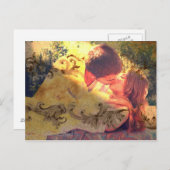 Een kus voor slaapschoonheid briefkaart (Voorkant / Achterkant)