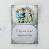 Een  kus waard feestdagen kaart (Binnen)