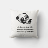 Een kussen die je helpt rustig te slapen (Voorkant)