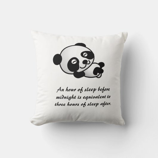 Een kussen die je helpt rustig te slapen (Voorkant)