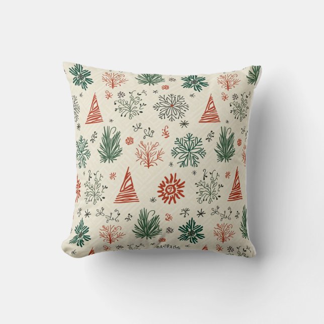Een kussen voor een warme kerst (Voorkant)