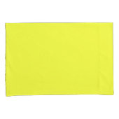 Eén Kussensloop, standaard, neongeel Kussensloop (Voorkant-Rechts)